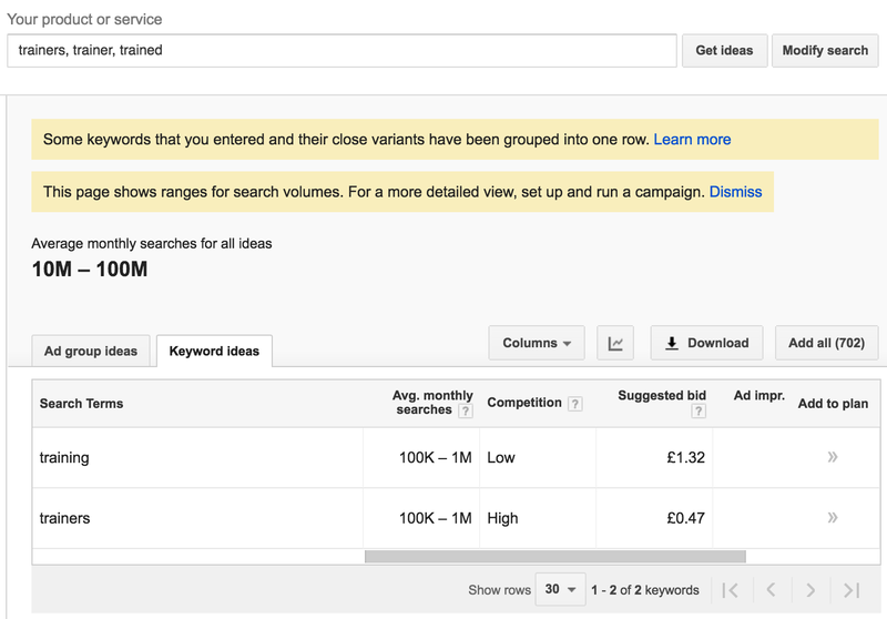 Your Google Keyword Planner Replacement Wordtracker