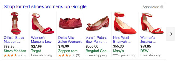 google product listing ad