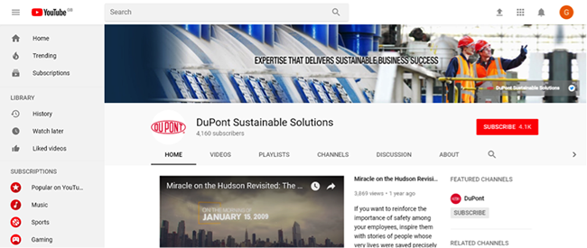 DuPont YouTube