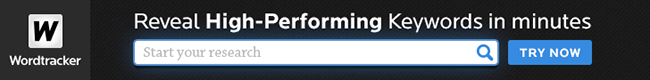 Wordtracker keywords tool trial>