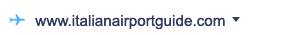 Italian airport guide favicon.