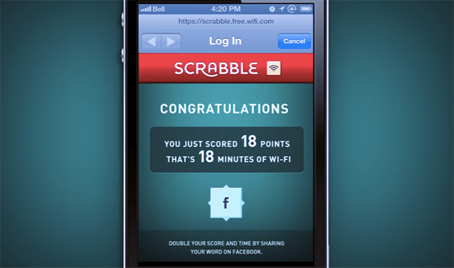 Scrabble for Wifi.