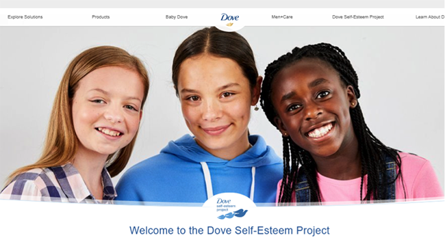 Dove Self-Esteem project.