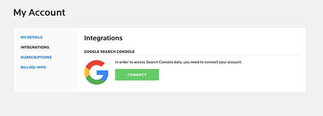 Wordtracker GCS integration.