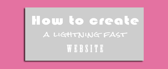 lightning fast website