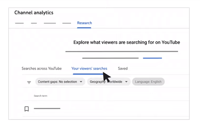 YouTube Search Insights.