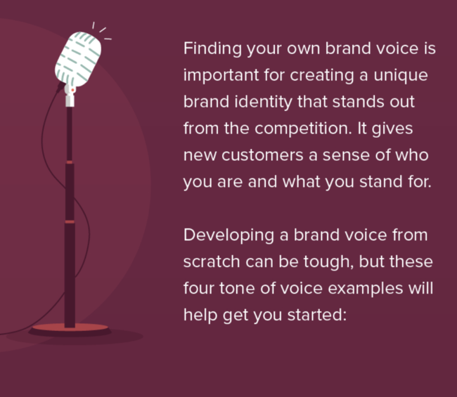 Finding brand voice.
