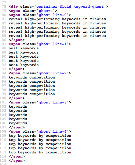 Wordtracker source code