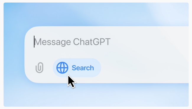 ChatGPT search.