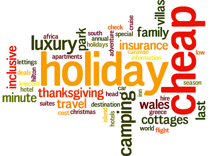 top keywords 'holiday' 2015